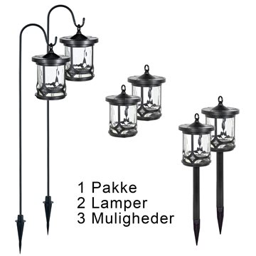 DURACELL havelampe eller lanterne i rustfrit stål med 7,5 lumen - 2 stk. #GL030PGP2DU